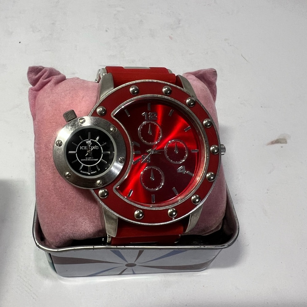 Bold Red Men's Watch